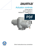 Actuator Controls: Auma Matic Am 01.1/am 02.1 Amexb 01.1/amexc 01.1 Modbus