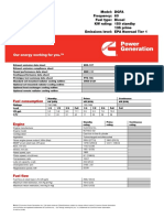 Cummins DGFA Data Sheet PDF