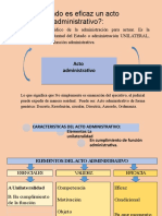 Tema Acto Administrativo - Eficacia