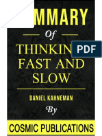 Summary Thinking Fast and Slow - Cosmic Publications