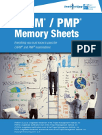 PMP Memory Sheets PDF