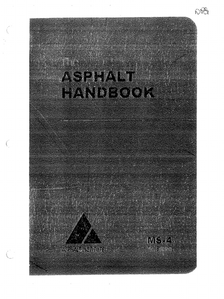 The Asphalt Handbook MS-4 (7th Edition) (2007) - Compressed - 2 PDF | PDF