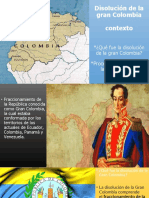 Disolución de La Gran Colombia