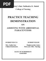 Abdominal Paracentesis Procedure Guide | PDF | Peritoneum | Abdomen