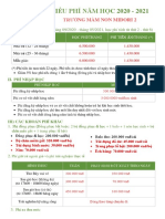 Biểu Phí Năm Học 2020 - Midori