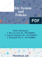 Safety System and Policies