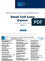 CPG - Lung Cancer, Small Cell (NCCN, 2018)