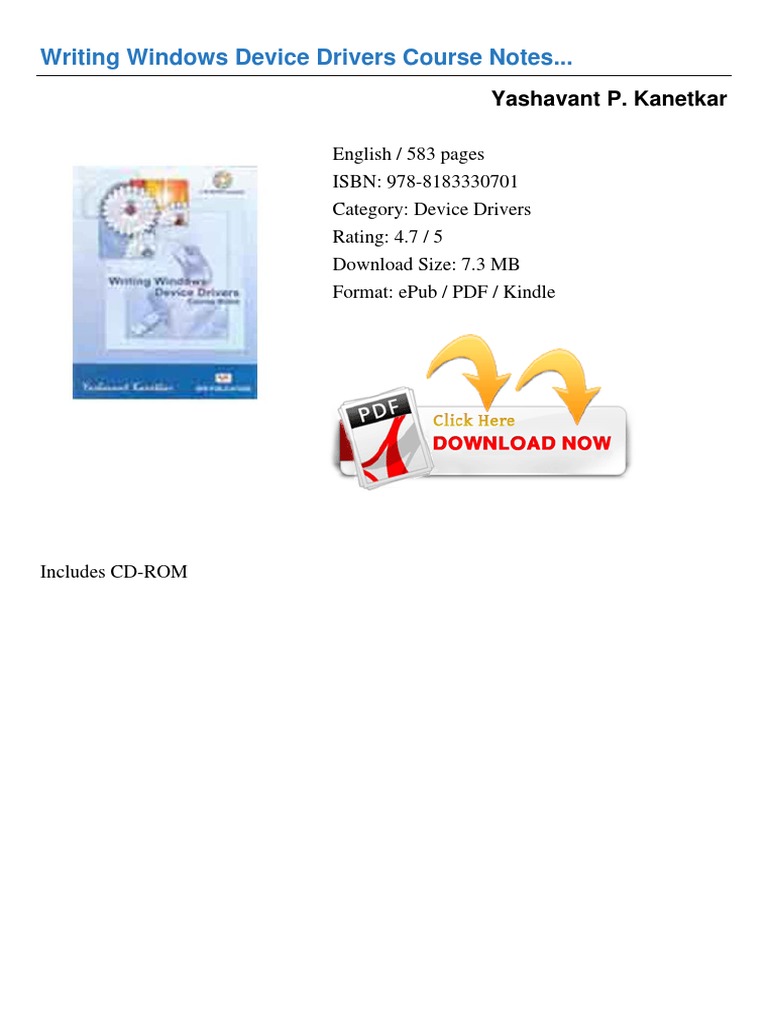 Writing Windows Device Drivers Yashavant P E Reader E Books