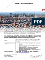 Programme Management RH Dans Les Ports-Mars 2018-2