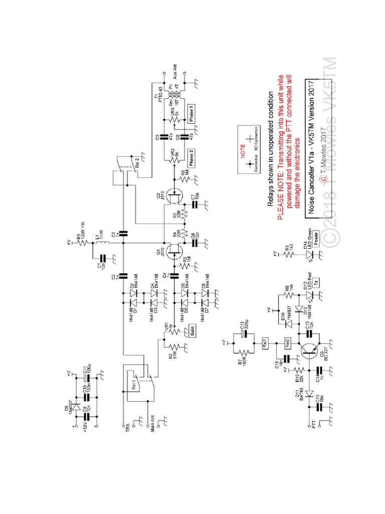 VK5TM Noise Canceller Parts List | PDF | Manufactured Goods | Electronics