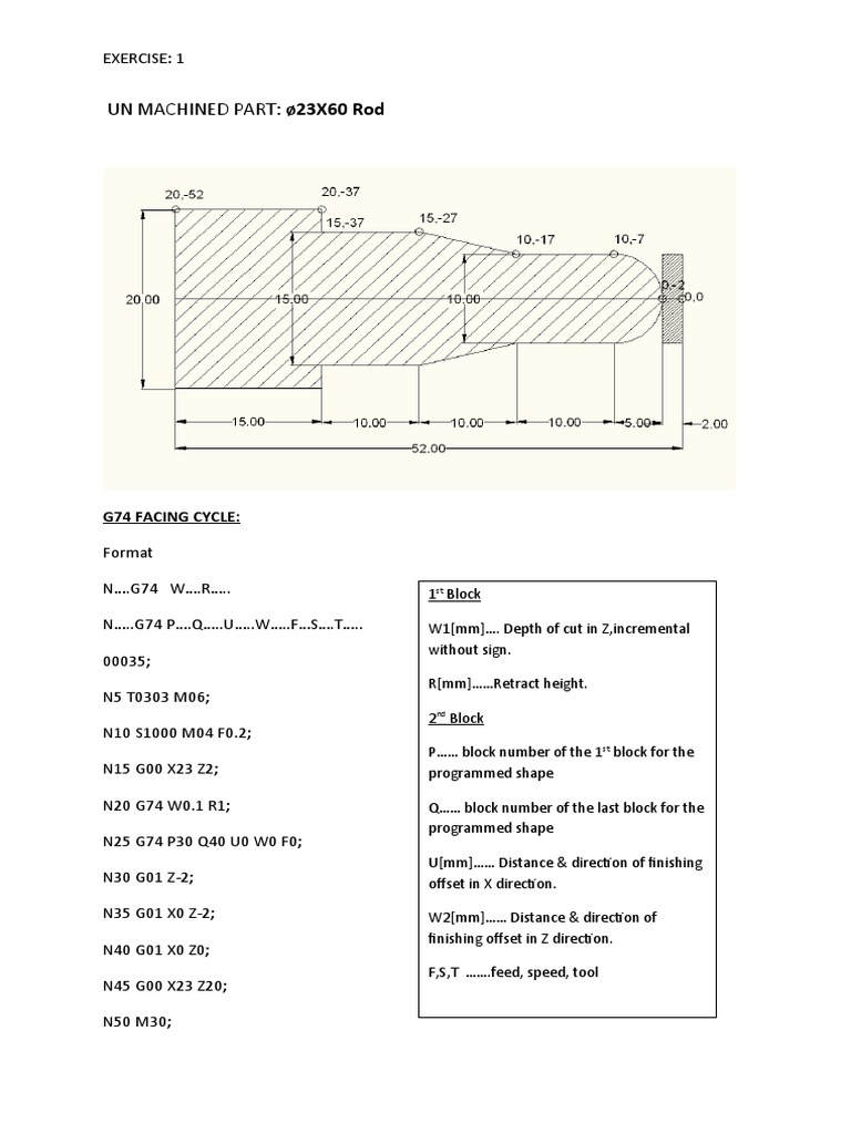 G73 Turning Cycle Programming Guide | PDF