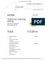 Total 112.00 KR: Thanks For Ordering, Akshay