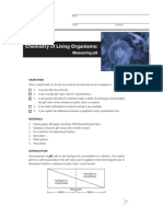 Chemistry of Living Organisms Measuring PH Lab Activity PDF