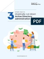 Cut Down Active Directory Administation Costs