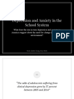 depression and anxiety in schools