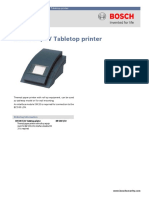 Fire Alarm Systems - DR 500 T/AV Tabletop Printer