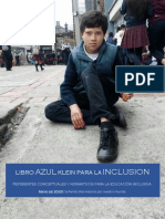Libro Azul Klein para La Inclusion.