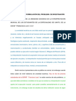 Determinación y Formulación Del Problema de Investigación Examen PDF