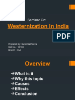 Westernization in India