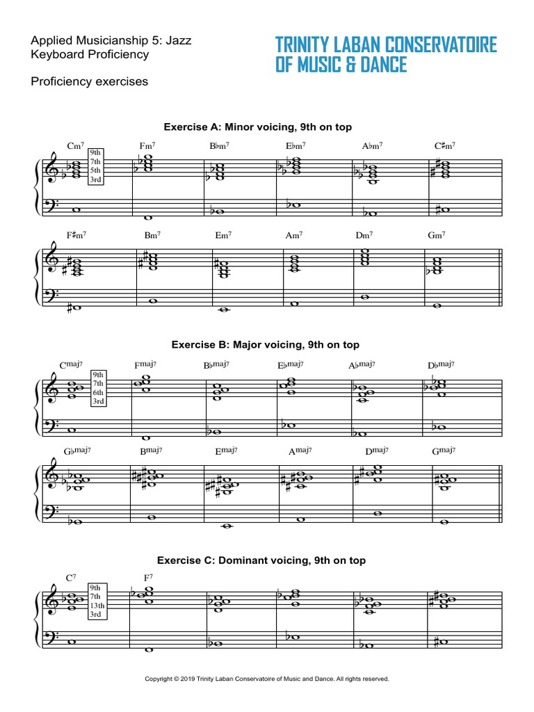 Keyboard Proficiency (Proficiency)  PDF  Music Theory  Freedom Of Expression Law
