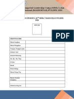 Formulir Calon Peserta 10TH MMLC Baksosnas Fuldfk 2020