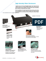 Lightstack Ultra High Density Fiber Enclosure: Lightstack 1U Front View