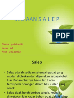 SALEP UNTUK PENYEMBUHAN