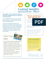 Losing Weight: Week 9