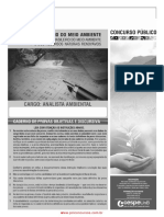 Prova Analista Ambiental Conhec Basicos Ibama13 CB 01 1 PDF