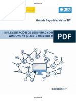 CCN-STIC-599A Seguridad en Windows 10 Miembro Dominio