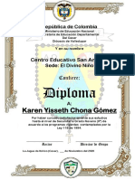 Diplomas Noveno Divino Niño 2020