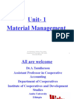 Unit-1 Material Management