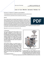 Design and Development of Cost Effective Automatic Machine For Powder Packaging