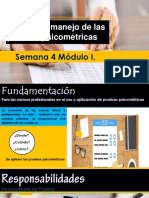 ÉTICA EN EL MANEJO DE LAS PRUEBAS PSICOMÉTRICAS Semana 4 v2 PDF