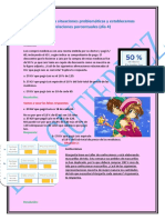 Interpretamos Situaciones Problemáticas y Establecemos Relaciones Porcentuales (Día 4)