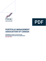 Portfolio Management Association of Canada: Reference Guide To Policies and Procedures For Portfolio Managers