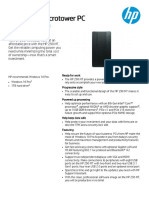 HP 290 G2 Microtower PDF