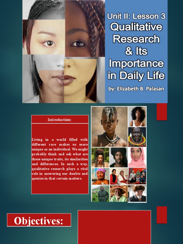 Qualitative Research And Its Importance In Daily Life Download Free