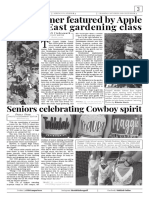 Deinhammer Featured by Apple For CMS East Gardening Class: Seniors Celebrating Cowboy Spirit