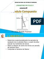 Laboratorio 9 Péndulo Compuesto PDF