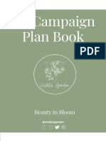 PR Campaign Plan Book Violets Garden 1