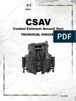 Combat Swimmer Assault Vest Technical Manual