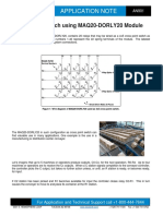 Application Note: Cross Point Switch Using MAQ20-DORLY20 Module