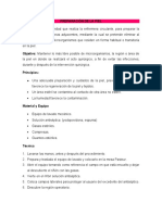 Preparación de La Piel Concepto: Es La Actividad Que Realiza La Enfermera Circulante, para Preparar La