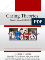 Caring Theories: Jaime R. Soriano - RN.RM - MSN.RT