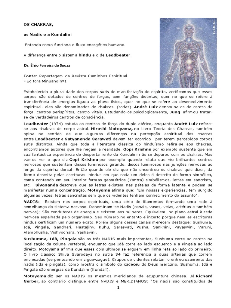 Os Chakras Completo | PDF | Chacra | Prana