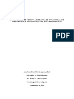 Biomateriales en México - Abundancia de Biomateriales e Identificación de Coeficiente de Biocompatibilidad PDF