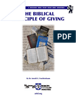 The Biblical Principle of Giving: MBS112 A Messianic Bible Study From Ariel Ministries