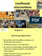 Mod 16 NiE Livelihoods Interventions