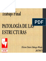 Trabajo Final PATOLOGÍA DE LAS ESTRUCTURAS 2017-12-15